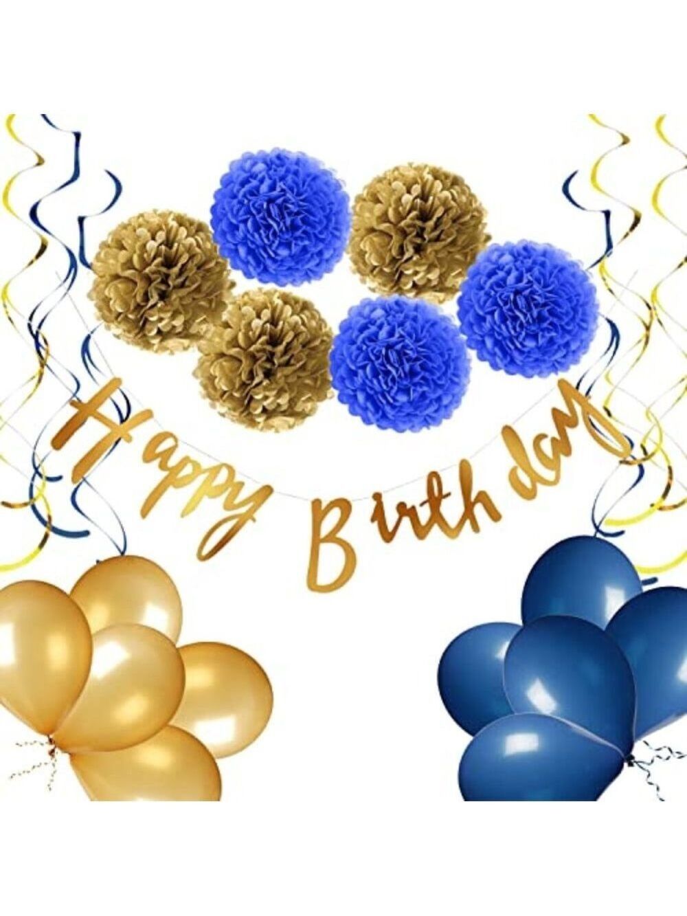 Happy Birthday banner & Party Decorations